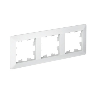 Рамка 3-м AtlasDesign Air лотос/дым. бел. SE ATN221303