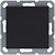Переключатель проходной 1-кл. 10А IP20 механизм черн. матов. soft touch Jasmart G3012PB