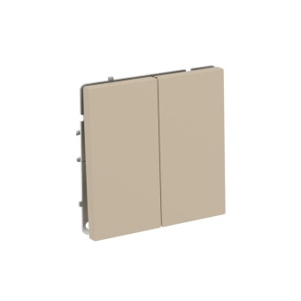 Выключатель 2-кл. KANT ванильн. марципан DKC 7015104