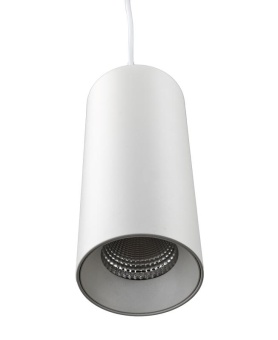 Светильник светодиодный ДСО AS 30 C 27 VW 930 1.1M WH 90х250мм 30Вт 3000К IP20 подвесной в компл. с тросом 1.1м бел. Русский Свет 11023023265