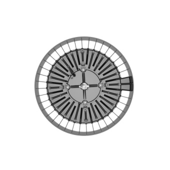 Светильник светодиодный ДСП IB 10 S 200W VW 850 BK D353xH117мм 200Вт 5000К IP65 High Bay подвес черн. Русский Свет 16091023050
