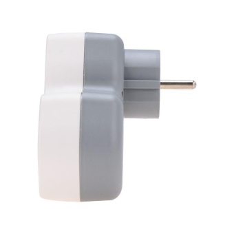Разветвитель 2-м 16А + USB-A + USB-C с заземл. защ. шторки бел. Rexant 11-1253