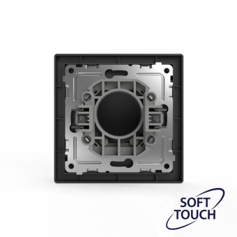 Вывод кабеля СП Pixel IP20 механизм карбон TOKOV ELECTRIC TKE-PX-CP-C14