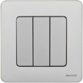 Выключатель 3-кл. Inspiria 10АХ 250В винтов. зажимы алюм. Leg 673542