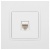 Розетка компьютерная Elegance 14-3107-01М RJ45 матов. бел. Эра Б0065763