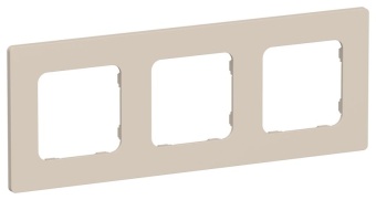 Рамка 3-м СП FLITE РУ-3-К-ФлЛ льняной IEK FI-M32-32-20-K88