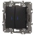 Выключатель 2-кл. СП Elegance 14-1105-05 10А IP20 250В 10AX с подсветкой механизм антрацит Эра Б0034241
