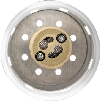 Светильник трековый подвес ARTLINE 55х55х100мм GU10 230В алюм./пластик. 2.6кв.м бел. Ritter 59929 0