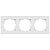 Рамка 3-м СП Accent 6-503-01М бел. матов. Intro Б0063744