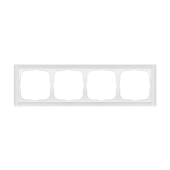 Рамка 4-м ArtGallery Pure матов. органич. стекло бел. SE GAL330104