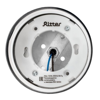 Светильник трековый ARTLINE поворотный 85х85х80мм GX53 230В алюм./пластик. 4кв.м Ritter 59866 8