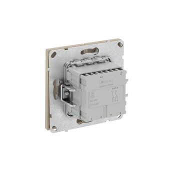 Переключатель 2-кл. KANT ванильн. марципан DKC 7015114