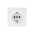 Розетка силовая KANT 2P+E защ. шторки бел. магнолия DKC 7000003