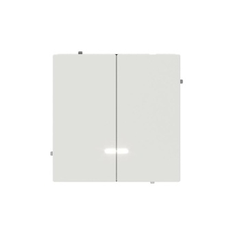 Переключатель 2-кл. KANT с подсветкой бел. песок DKC 7010144