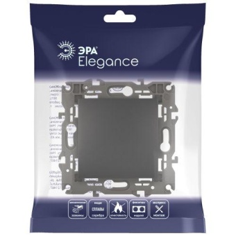 Переключатель перекрестный 1-кл. СП Elegance 14-1108-05 10А IP20 250В 10AX механизм антрацит Эра Б0034261
