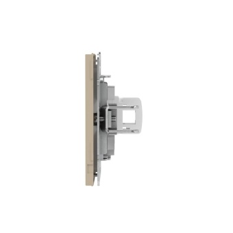 Розетка компьютерная 1-м KANT RJ45 кат.5E без шторки ванильн. марципан DKC 7015663