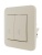 Переключатель проходной 2-кл. 1п СП Karina 10А IP20 механизм крем. LEZARD 707-0388-106