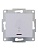 Переключатель проходной 1-кл. 1п СП Karina 10А IP20 с подсветкой механизм бел. LEZARD 707-0288-114