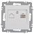 Розетка компьютерная 1-м СП Accent 6-303-01 RJ45 IP20 бел. Intro Б0063624