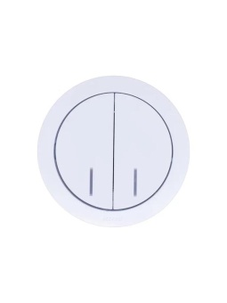 Выключатель 2-кл. СП OSEN 10А IP20 с подсветкой механизм бел. LEZARD 743-0288-112