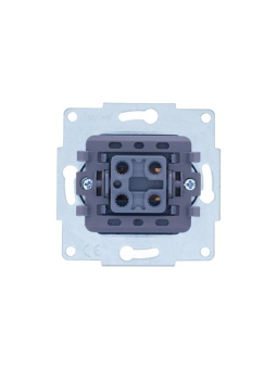 Переключатель проходной 1-кл. СП Vesna механизм крем. LEZARD 742-0388-105