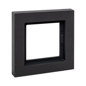 Рамка 1-м Эпика IP44 пластик черн. EKF UP1-FPB-01-44