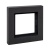 Рамка 1-м Эпика IP44 пластик черн. EKF UP1-FPB-01-44