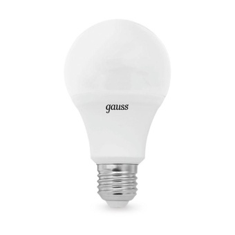 Лампа светодиодная Black 12Вт A60 грушевидная 6500К холод. бел. E27 1200лм GAUSS 102502312