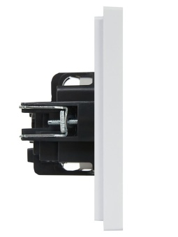 Розетка СП FORTE&PIANO FP215 16А с заземл. защ. шторки винт. крепл. бел. IEK FP-R14-16-K01