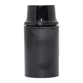 Патрон E14 карболитовый подвесной черн. EKF LHC-E14-s-s