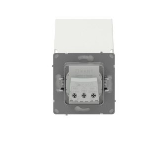 Розетка силовая KANT IP44 2P+E защ. шторки с крышкой бел. песок DKC 7010013