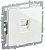 Розетка компьютерная Brite RJ45 кат.5E РК10-БрБ механизм бел. IEK BR-K10-1-K01-PRO