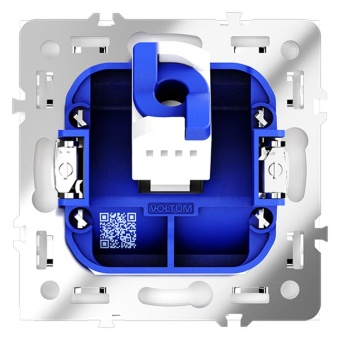 Розетка компьютерная 1-м СП S70 RJ45 кат.6 механизм кашемир Voltum VLS060103
