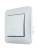 Выключатель промежуточный 1-кл. 2п СП Karina 10А IP20 механизм матов. серебр. LEZARD 707-4388-107