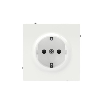 Розетка силовая KANT 2P+E без шторки бел. магнолия DKC 7000033