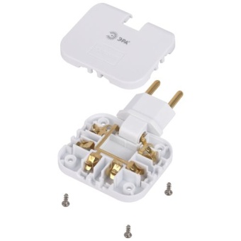 Разветвитель электрический 3-м 10А SPF-3-FL поворотн. бел. Эра Б0069088