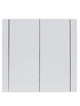 Выключатель 2-кл. СП FORTE&PIANO 10А FP205 бел. IEK FP-V20-0-10-1-K01