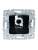 Розетка компьютерная СП RJ45 кат.6 BRITE РК11-БрС механизм сталь IEK BR-K10-2-K46