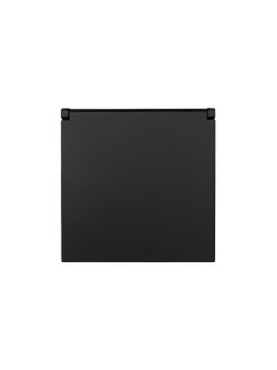 Розетка 1-мест. с/з с крышкой ПБТ СП ZIMA IP20 16А безвинт. зажим черн. бархат LEZARD 704-4288-123BQC