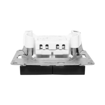 Выключатель 2-кл. СП Эпика механизм черн. EKF UP1-SWB-20