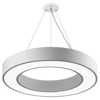 Светильник светодиодный Geometria Ring SPO-134-W-40K-056 56Вт 4000К 4200Лм IP40 800х80 бел. подвесной драйвер внутри ЭРА Б0058906