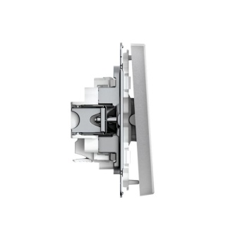 Выключатель 1-кл. ArtGallery 10AX быстрозажим. клем. механизм алюм. SE GAL000311S