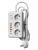 Удлинитель с сетевым фильтром 3х5м 10А 4USB + 2USBC 2500Вт ПВС 3х1 прямоуг. бел. КОСМОС FKsmPR-5m-3g(W)USB Удлинитель с сетевым фильтром 3х5м 10А 4USB + 2USBC 2500Вт ПВС 3х1 прямоуг. бел. КОСМОС FKsmPR-5m-3g(W)USB