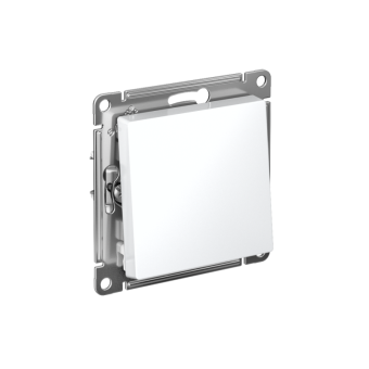 Переключатель 1-кл. AtlasDesign (сх. 6) 10AX быстрозажим. клем. механизм бел. SE ATN000161S