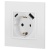 Розетка Elegance 14-4108-01М 16A 250В 2P+E защ. шторки с USB type-A+C 3А 5В матов. бел. Эра Б0067710