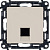 Розетка компьютерная 1-м Valena Life RJ45 кат.5E UTP с лицев. панелью механизм сл. кость Leg 753540