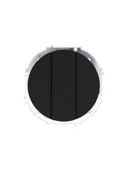 Выключатель 3-кл. СП OSEN механизм черн. бархат LEZARD 743-4288-109