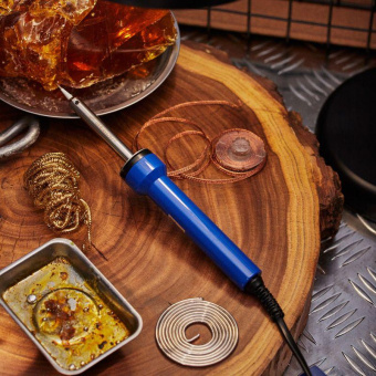 Паяльник с керам. нагревателем точная пайка 220В/30Вт Rexant 12-0130