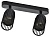 Светильник 4208 2хGU10 настенно-потолочный черн. IEK LT-USB0-4208-GU10-2-K02