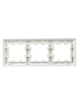 Рамка 3-м BRITE РУ-3-Бр алюм./алюм. IEK BR-M32-12-K47